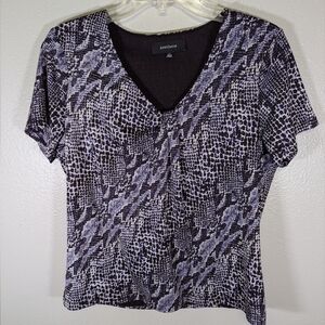 Jones Wear snake skin design women's top size L